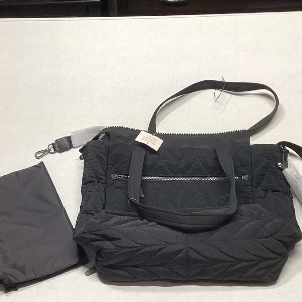 Black Quilted diaper Bag Kate Spade